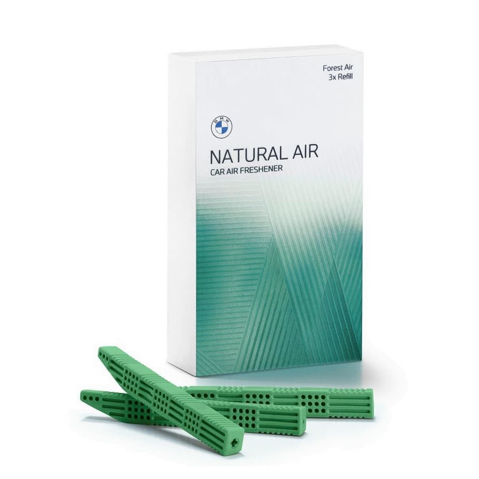 Set 3 Rezerve, Odorizant Auto Bmw Natural Air - Forest Air - Model Nou (2023)