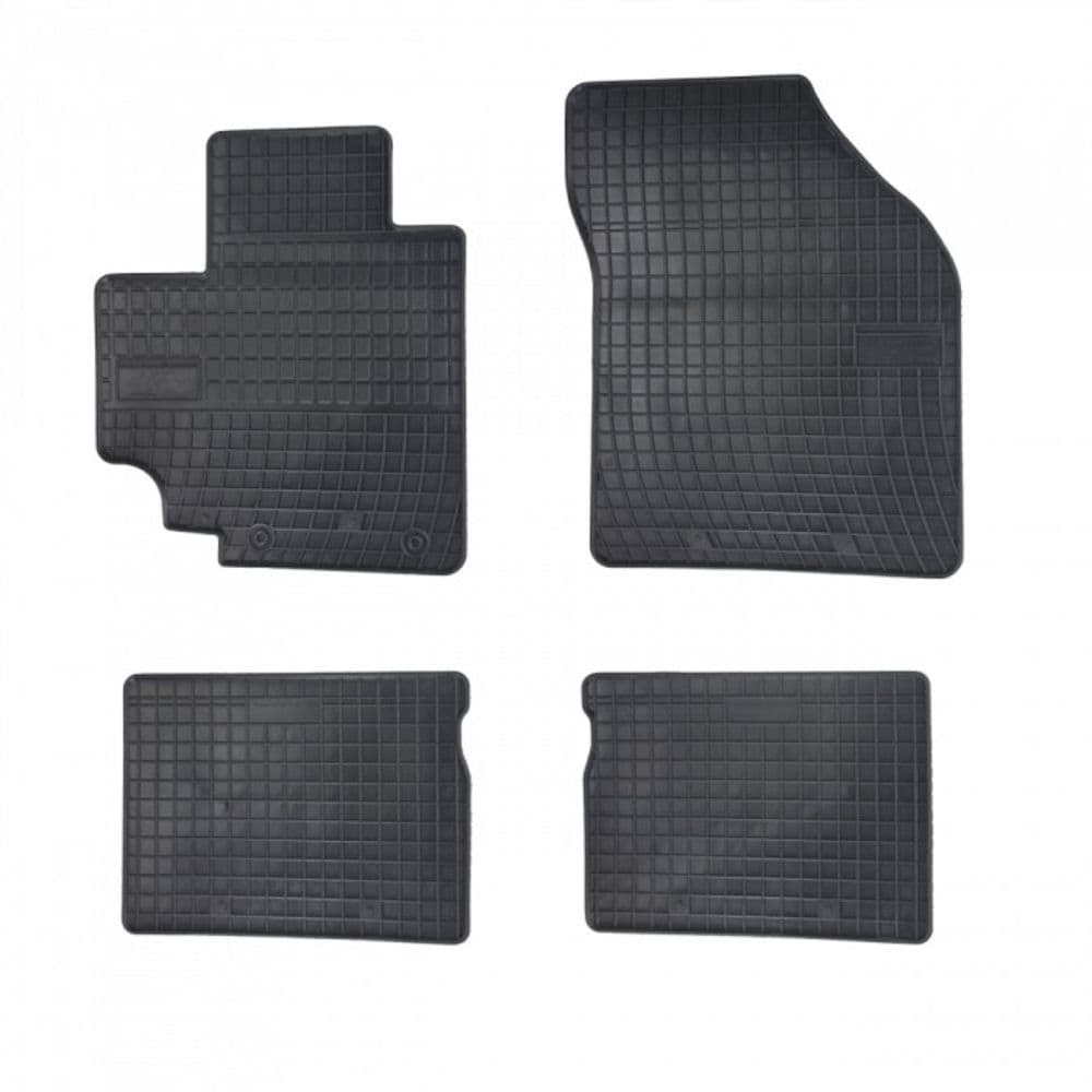 Set covorase auto din cauciuc Alfa Romeo 147 2000-2010, presuri FROGUM, negre, 4 buc.