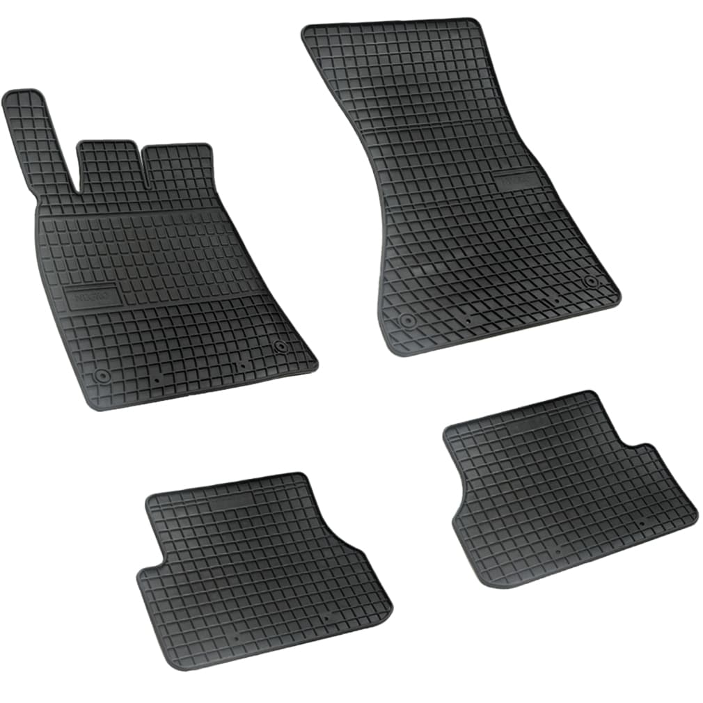 Set covorase auto din cauciuc Audi A6 C7 2011-2018 A7 Sportback 2010-2017, presuri FROGUM, negre, 4 buc.