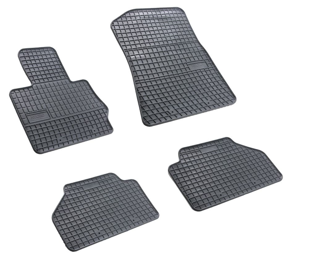 Set covorase auto din cauciuc BMW X3 F25 2010-2017, presuri FROGUM, negre, 4 buc.