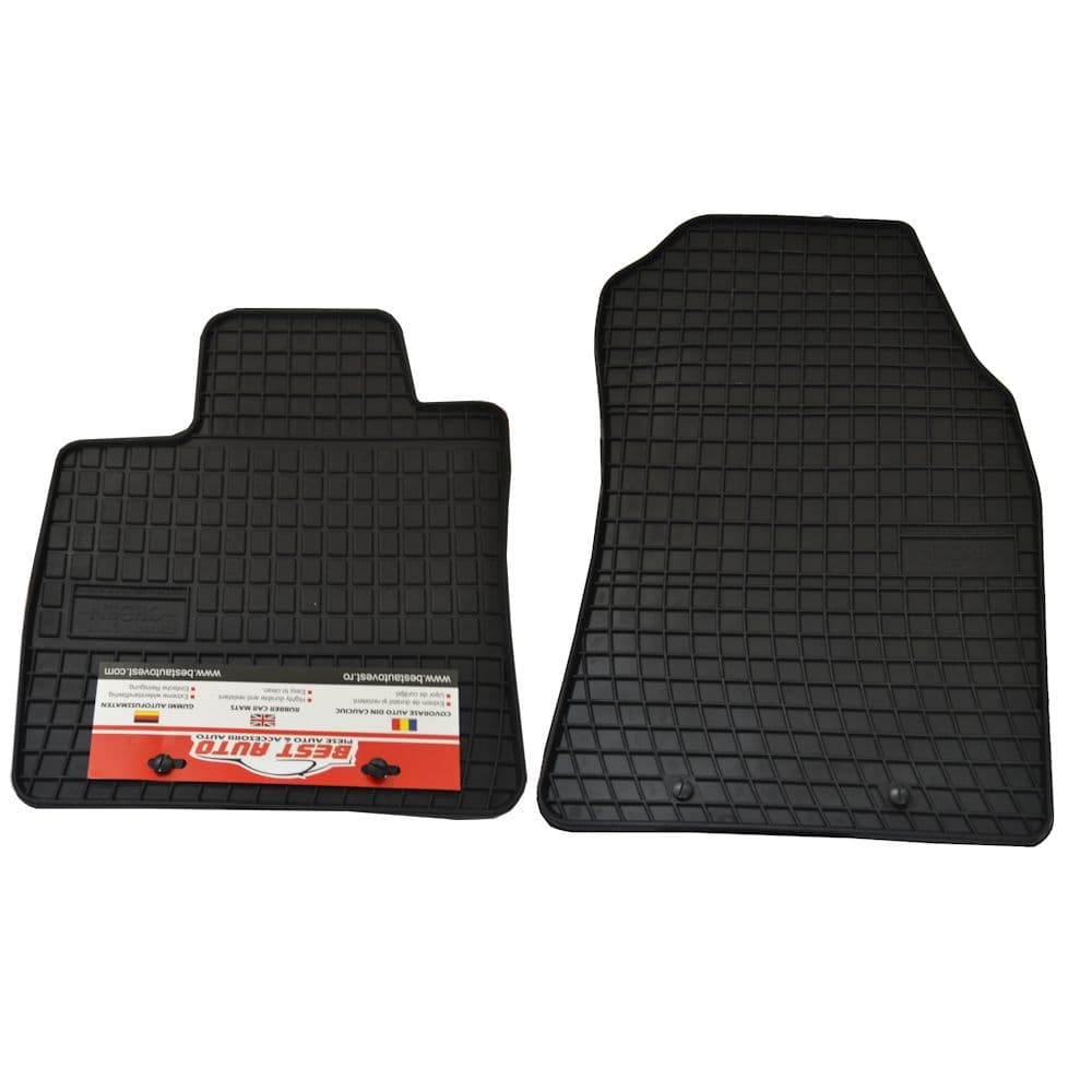 Set covorase auto din cauciuc Ford Courier 2014-, presuri FROGUM, negre, 2 buc.