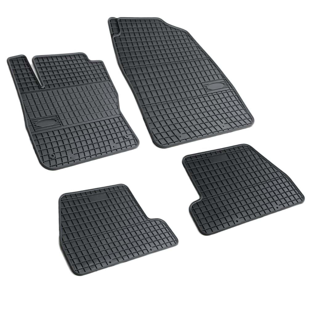 Set covorase auto din cauciuc Ford Focus 3 2010-2018, presuri FROGUM, negre, 4 buc.