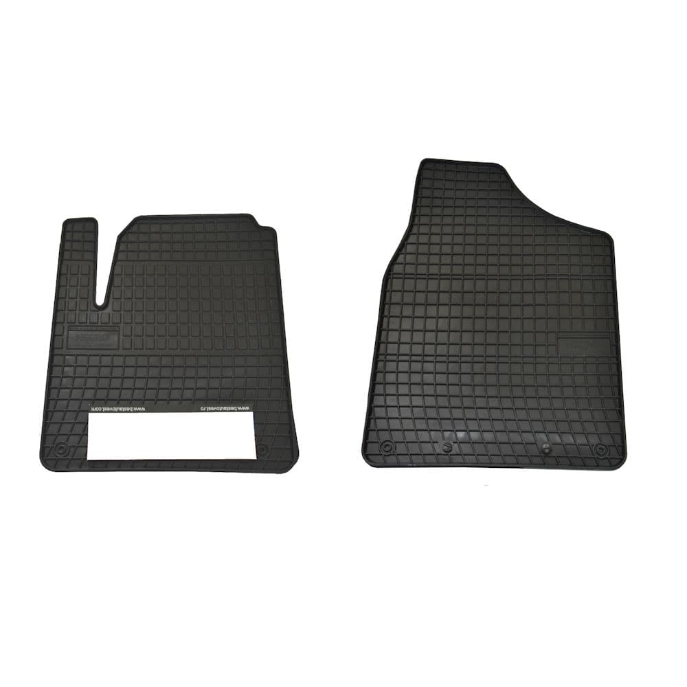 Set covorase auto din cauciuc Ford Galaxy 1995-2006 Seat Alhambra 1995-2010 VW Sharan 1996-2010 fata, presuri FROGUM, negre, 2 buc.