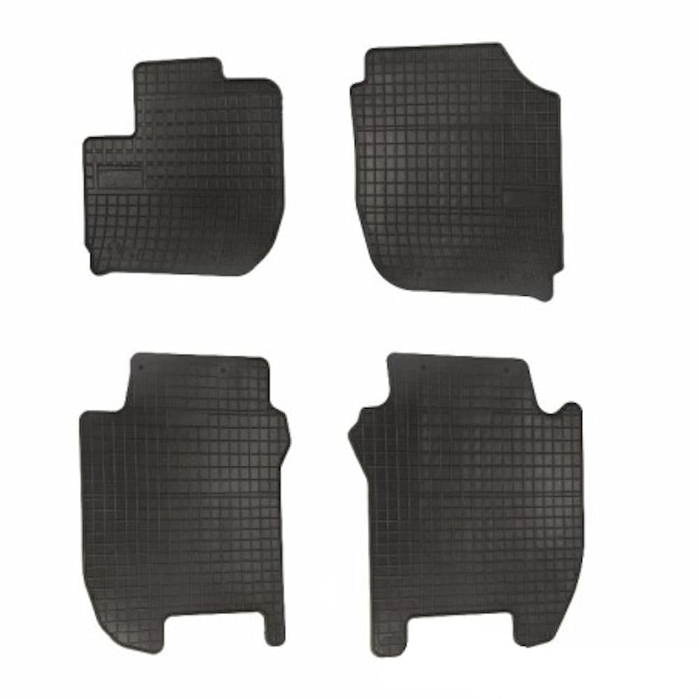 Set covorase auto din cauciuc Mazda 2 (III) din 2014-, presuri FROGUM, negre, 4 buc.