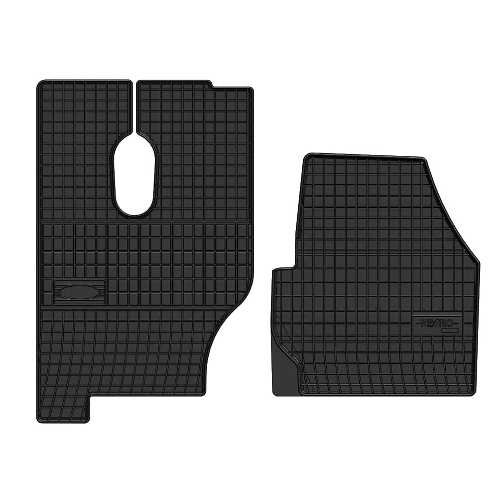 Set covorase auto din cauciuc Mercedes Actros MP3 S Cabin 2008-2012, presuri FROGUM, negre, 2 buc.