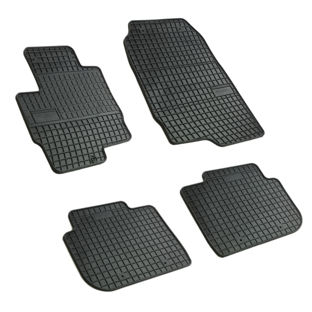 Set covorase auto din cauciuc Mitsubishi Colt 6 Z30 5Us 2008-2012, presuri FROGUM, negre, 4 buc.
