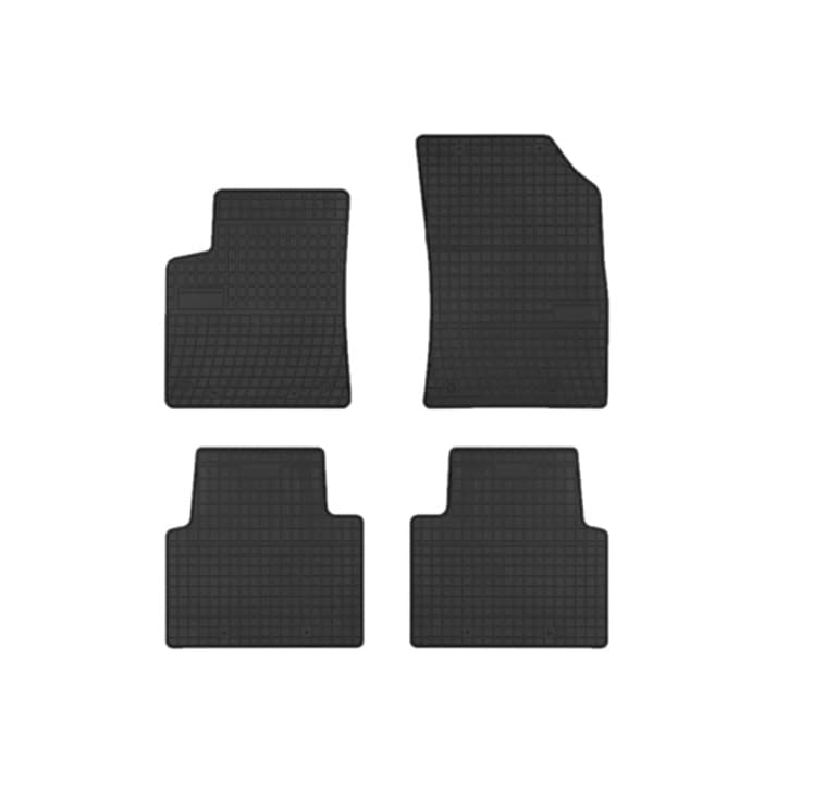 Set covorase auto din cauciuc Opel Crossland 2017- prezent, presuri FROGUM, Negru