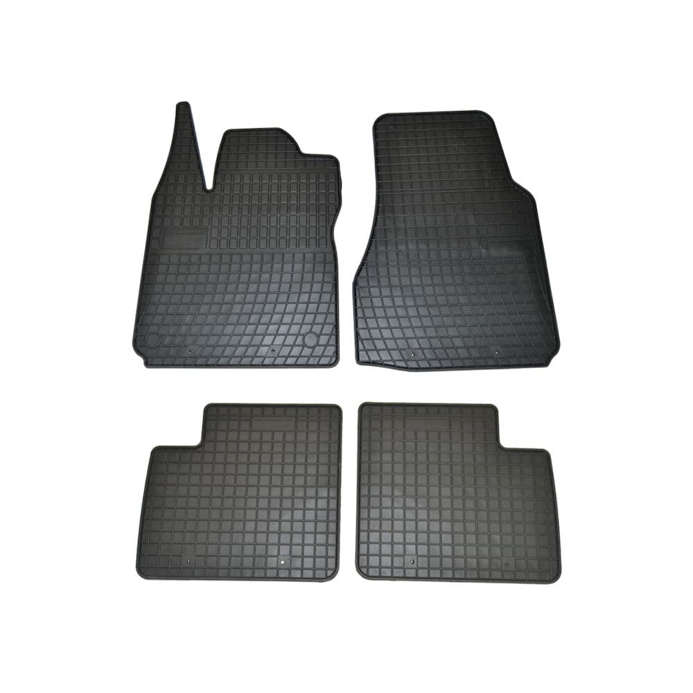 Set covorase auto din cauciuc Renault Twingo III din 2014- culoare Negru, presuri FROGUM, 4 buc.