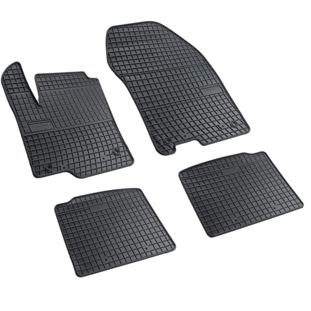Set covorase auto din cauciuc Suzuki SX4 2013- SX4 2 S-Cross 2013-2018, presuri FROGUM, negre, 4 buc.