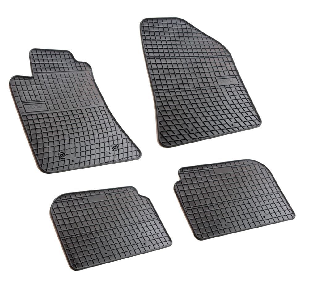 Set covorase auto din cauciuc Toyota Avensis 2 2003-2009, presuri FROGUM, negre, 4 buc.