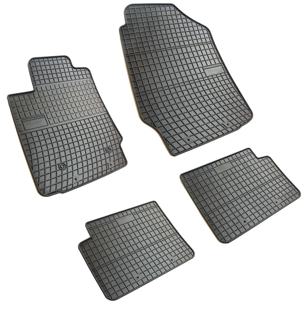 Set covorase auto din cauciuc Toyota Corrola E12 2002-2007, presuri FROGUM, negre, 4 buc.