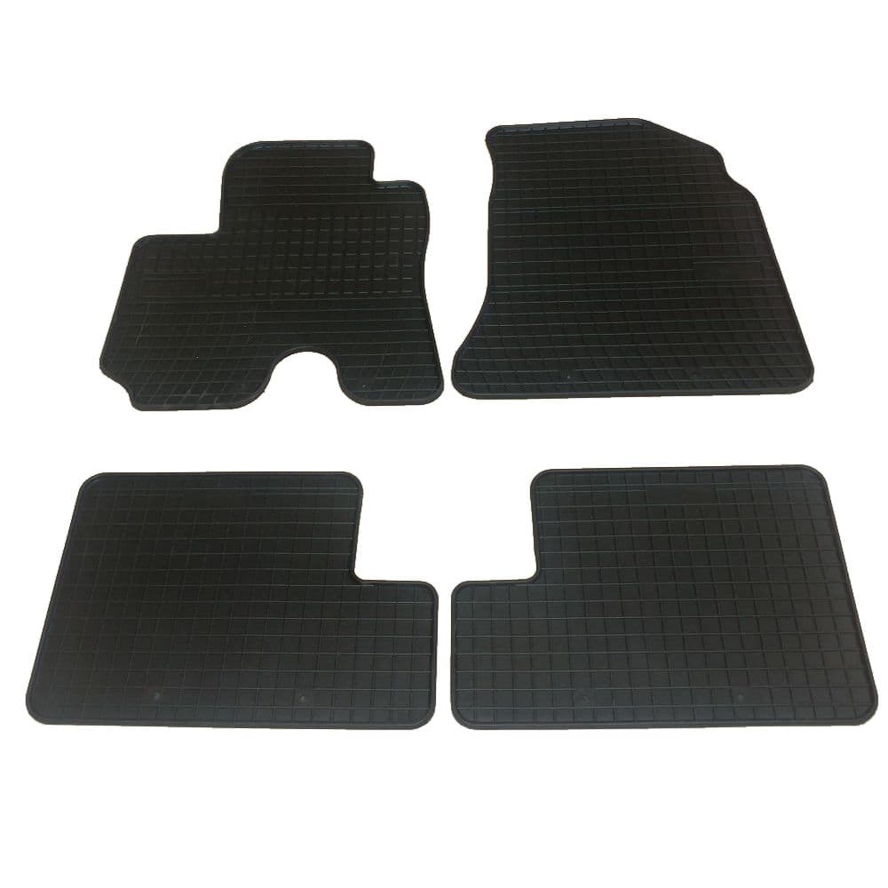 Set covorase auto din cauciuc Toyota Rav4 3 usi 2000-2005, presuri FROGUM, negre, 4 buc.