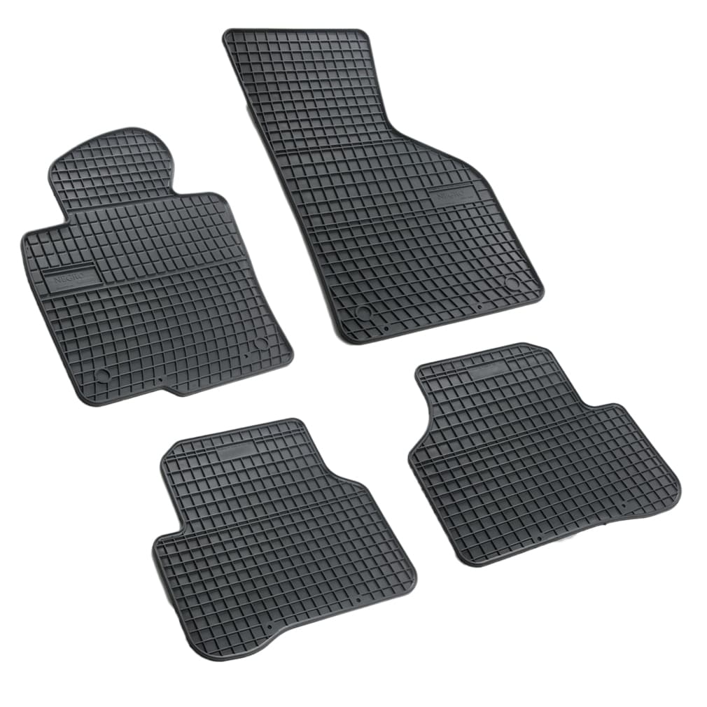 Set covorase auto din cauciuc Volkswagen Passat B6 2005-2010 B7 2010-2014 Cc 2008-, presuri FROGUM, negre, 4 buc.