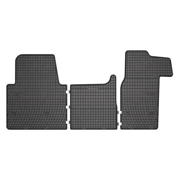 Set covorase cauciuc, 3 Buc , Fata, Negru, Pentru: Nissan Nv400; Opel Movano A, Movano B; Renault Master Iii 2001-, Delivery Van