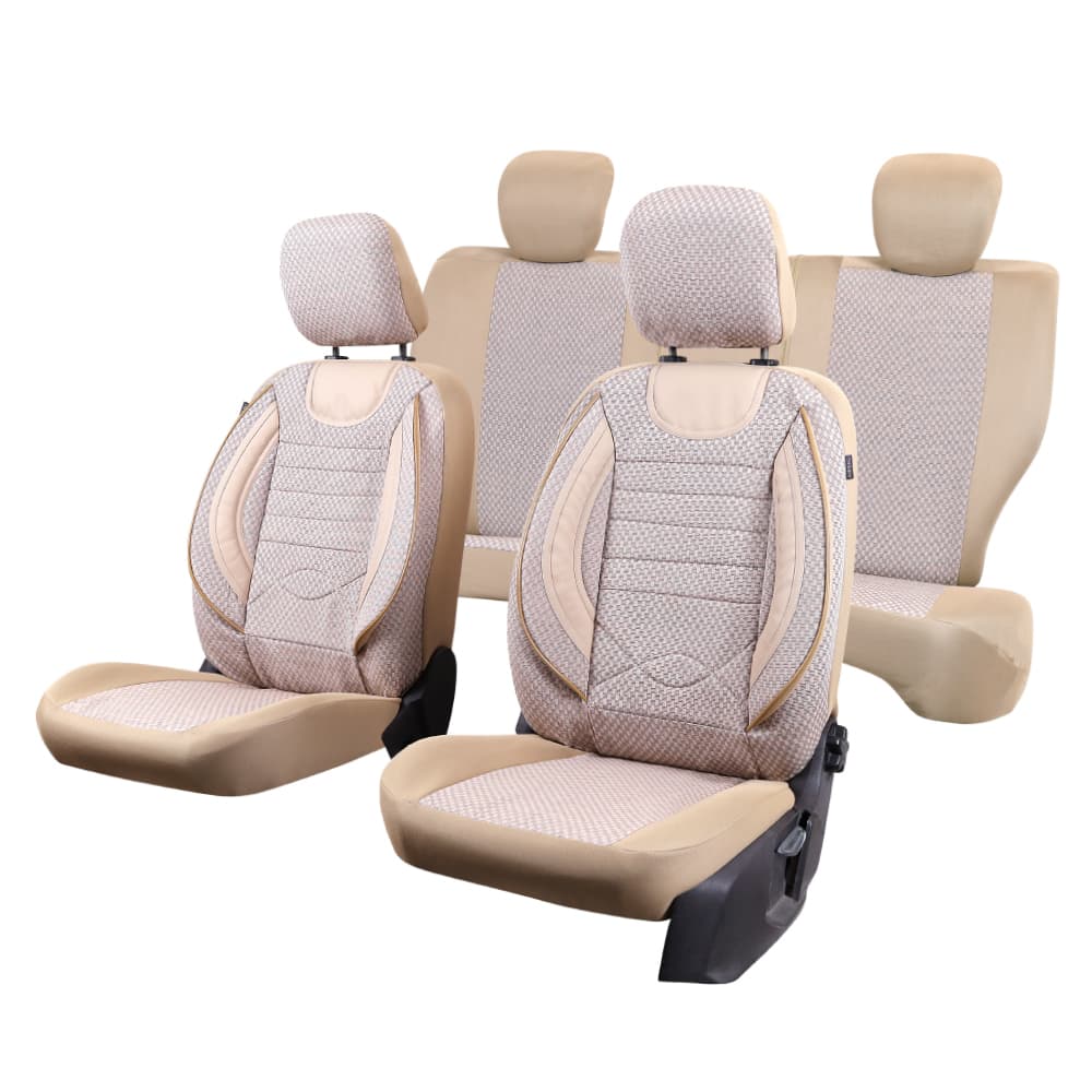 Set huse scaun City bej