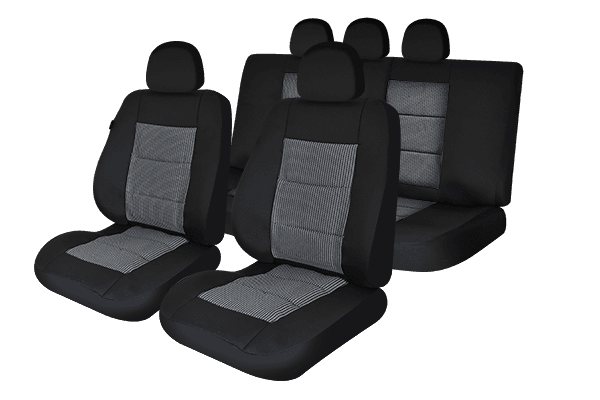 Set Huse Scaun Premium Lux Negru Umb1