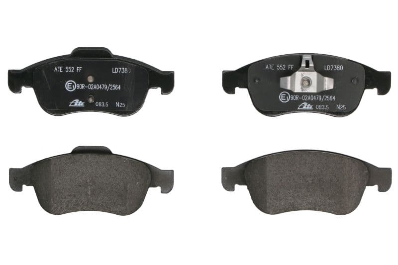 Set placute frana fata ATE 13.0470-7380.2 Dacia, Renault, Nissan