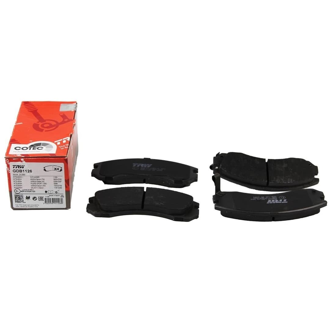 Set Placute Frana Fata Trw Mitsubishi Outlander 1 2002-2007 GDB1126