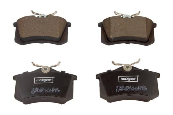 Set placute frana spate MAXGEAR 19-0428 Audi, VW, Skoda, Seat, Ford, Renault, Peugeot