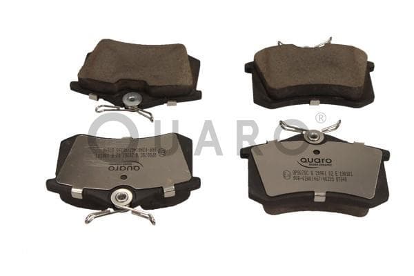 Set placute frana spate QUARO ceramic QP8078C Audi, VW, Skoda, Seat, Ford, Renault, Peugeot