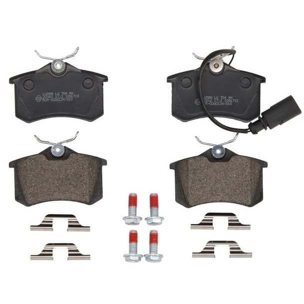 Set Placute Frana Spate Qwp Skoda Yeti 2009-2017 WBP351
