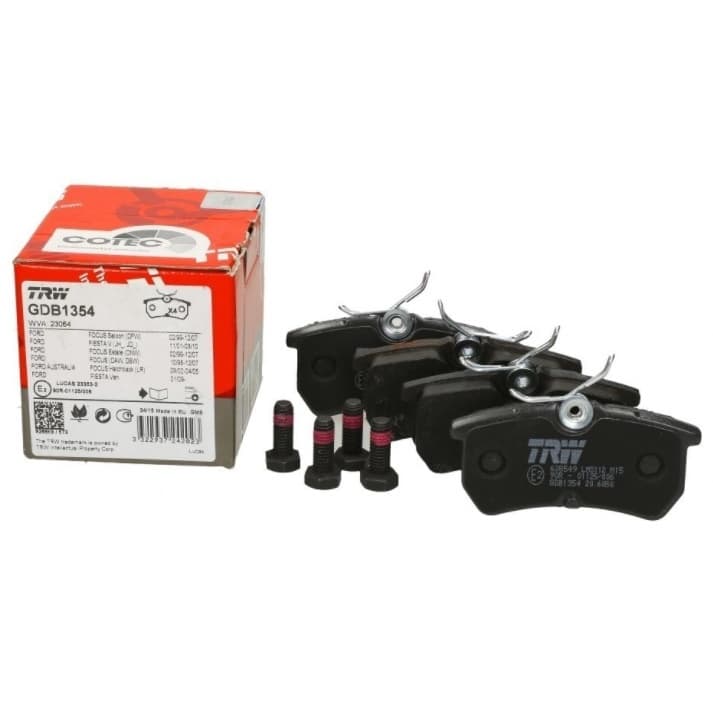 Set Placute Frana Spate Trw Ford Fiesta 5 2005-2008 GDB1354