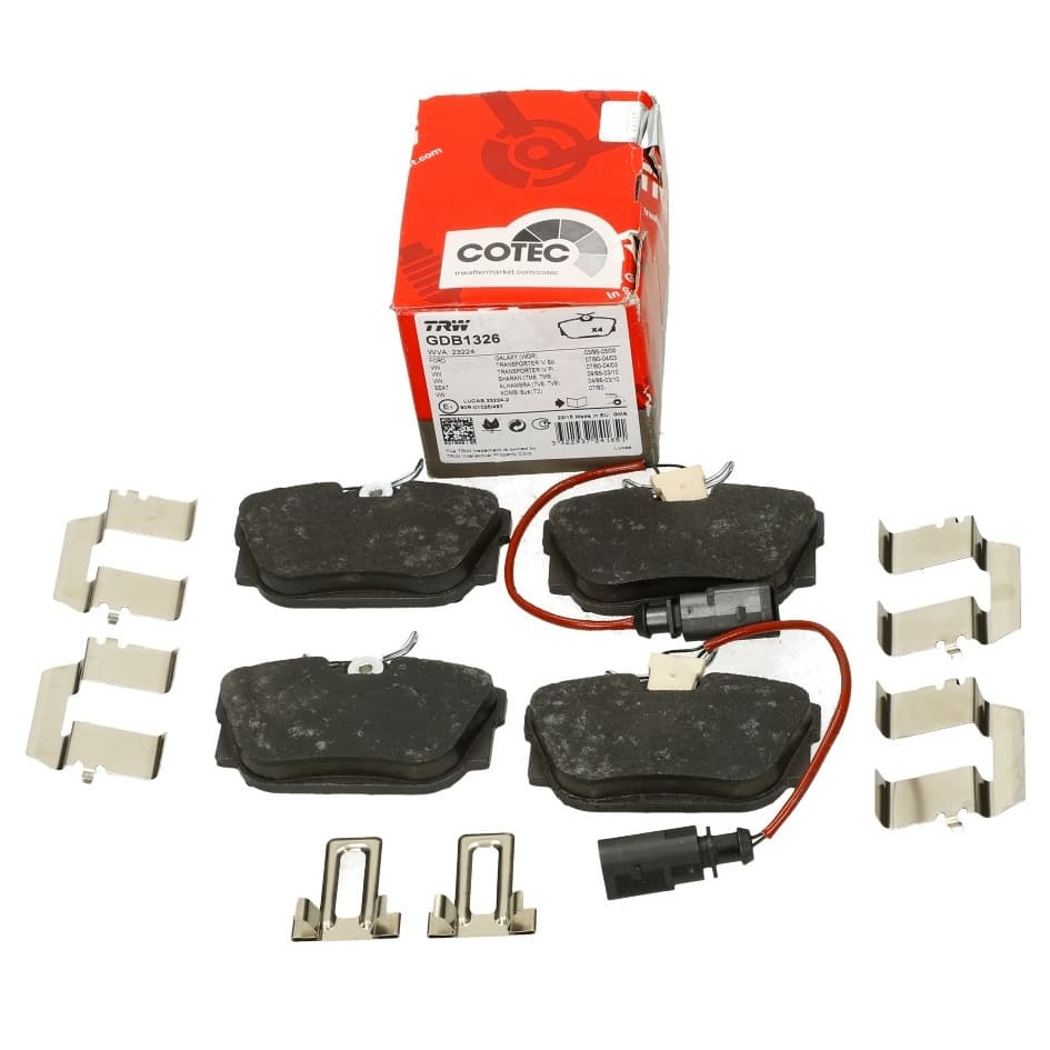Set Placute Frana Spate Trw Ford Galaxy 1 1995-2006 GDB1326