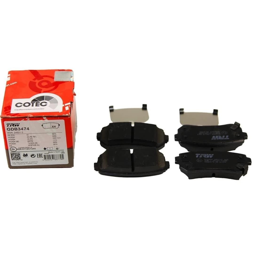 Set Placute Frana Spate Trw Hyundai i20 1 2008-2015 GDB3474