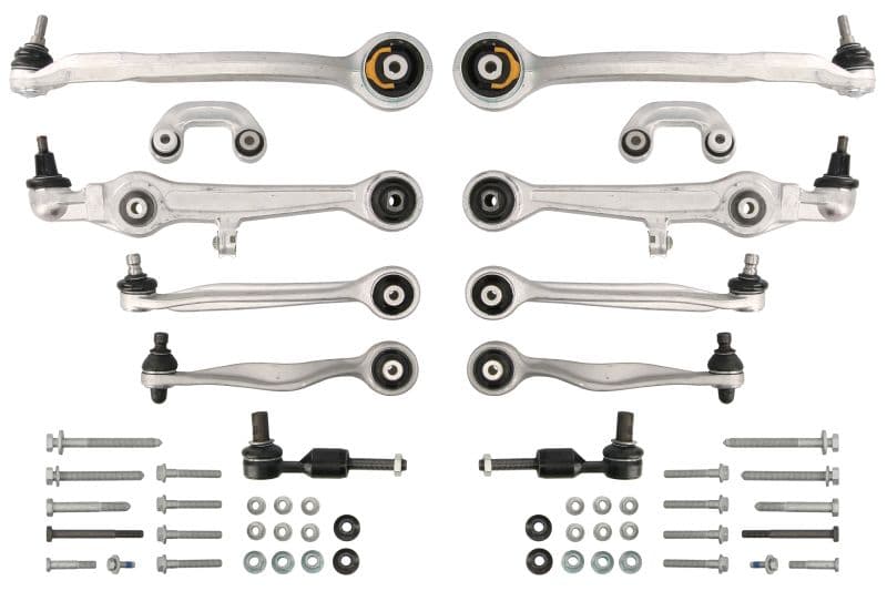 Set reparatie brate puntea fata FEBI pentru AUDI A4 B5, A6 C5; SKODA SUPERB I; VW PASSAT B5, PASSAT B5.5 1.6-4.2 11.94-03.08