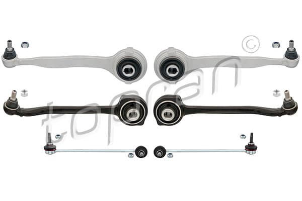 Set reparatie brate puntea fata TOPRAN pentru MERCEDES C (CL203), C T-MODEL (S203), C (W203), CLK (A209), CLK (C209) 1.8-5.0 05.00-03.10