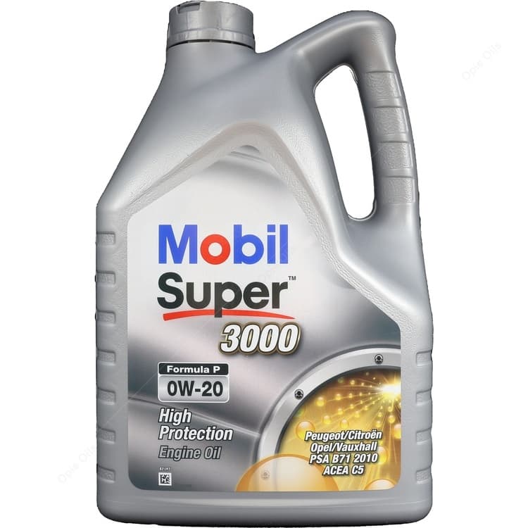 Ulei motor MOBIL Super 3000 Formula P 0W20 4L 4L