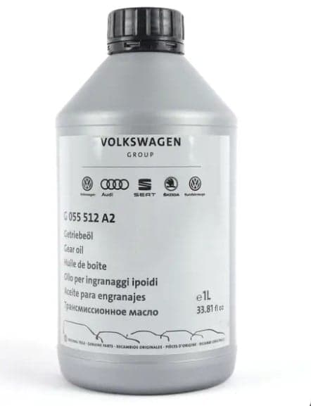 Ulei pentru transmisie manuala cu 5 6 trepte sau transmisie automata 7 trepte DSG, VW Group G055512A2 75W, volum 1 litru, API GL-4 1L