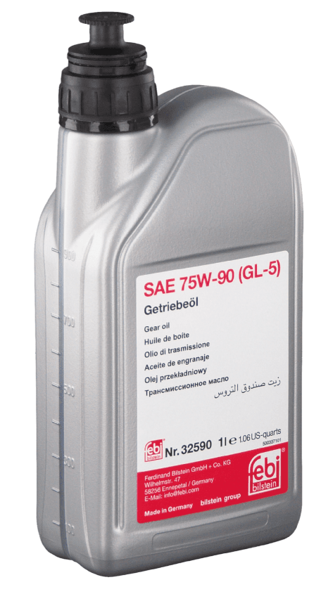 Ulei transmisie FEBI BILSTEIN 75W90 GL-5 32590, volum 1 litru, galben 1L