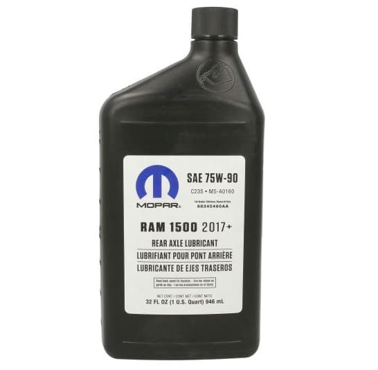 Ulei transmisie pentru diferential MOPAR 75W90 68340460AA, volum 0.946 litri, sintetic 0.946L