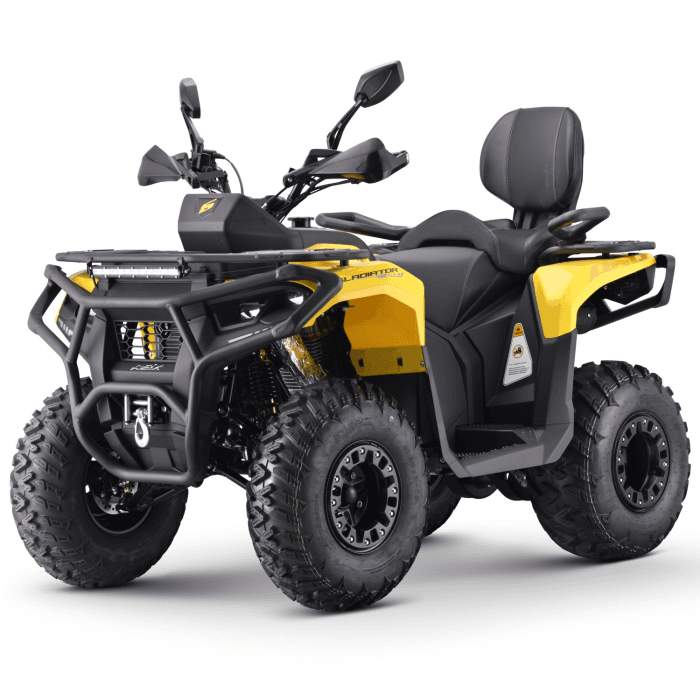 ATV Asix Gladiator T3B 200cc EFI , roti 10inch, 1+1 viteze, galben