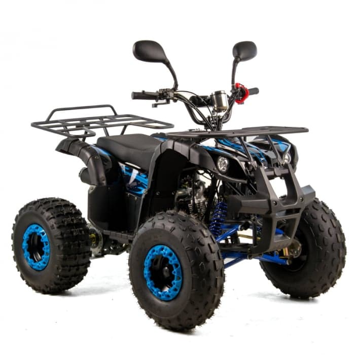 Atv copii XTR 006 Phyton, roti 8 inch, 110cc, 4 timpi, 3+1, pornire electrica, culoare negru albastru
