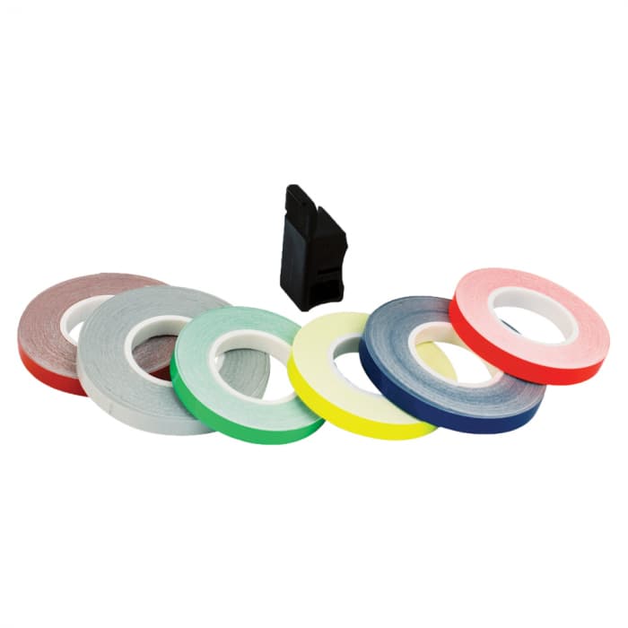 Banda roti jante, verde reflectorizant, cu aplicator (lungime 6m, latime 7mm)