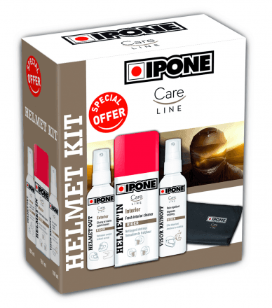 Kit curatare intretinere casca Ipone