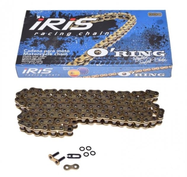 Lant transmisie Iris 428 O-Ring 134 zale, Auriu
