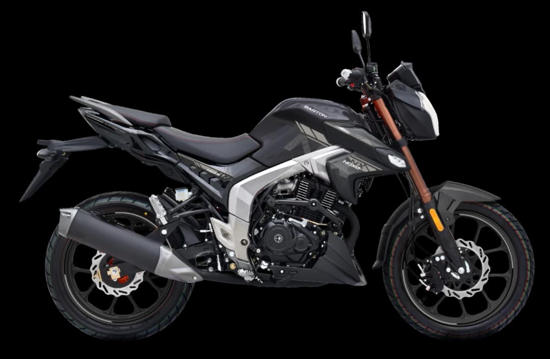 Motocicleta Barton Motors Noxo 125cc, negru gri, racire aer