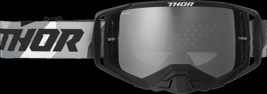 Ochelari Atv Cross Thor Activate Brave, culoare negru gri, lentila oglinda