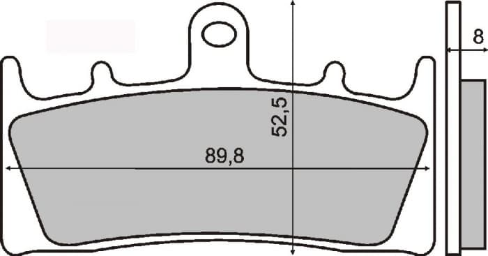 Placute frana Suzuki GSX 1400 01- 05