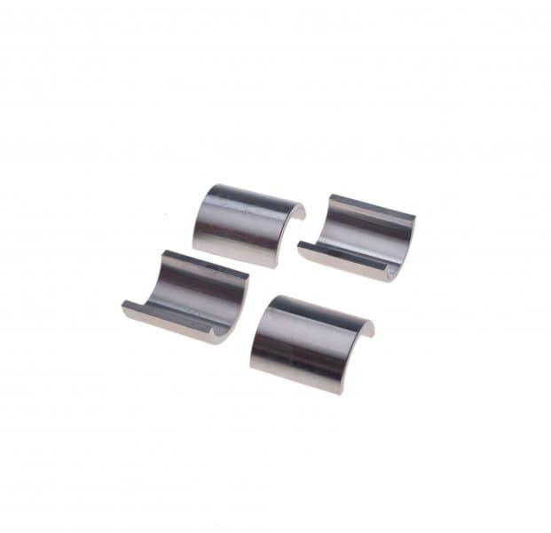 Set 2 adaptore prindere ghidon de la 22.2mm la 28.6mm, culoare argintiu