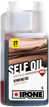 Ulei moto 2T Ipone Self Oil Sintetic Fraise - JASO FC - API TC, 1L