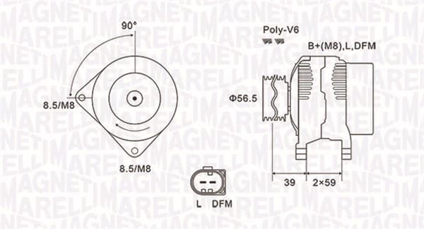 Alternator (12V, 150A) AUDI A4 2.7D 3.0D intre 2004-2009