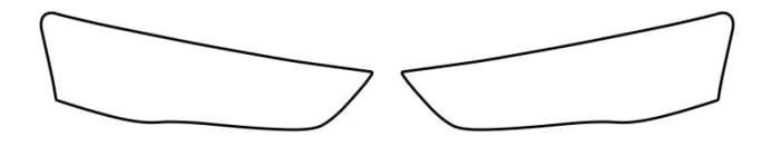 Autocolant protectie far stanga dreapta transparent, 3M PPF 4.0 folie, ajustare automata, set 2 buc potrivit AUDI A4 B8 2011-2016