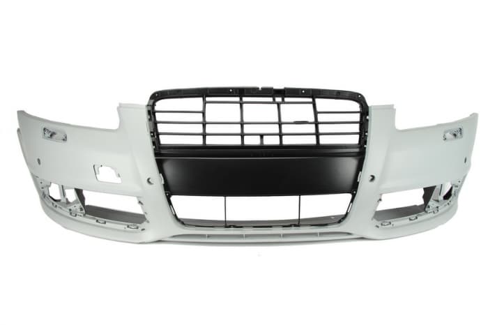 Bara Fata, cu gauri pentru spalator de faruri, cu gauri pentru senzorii de parcare, grund potrivit AUDI A6 C6 10.08-03.11