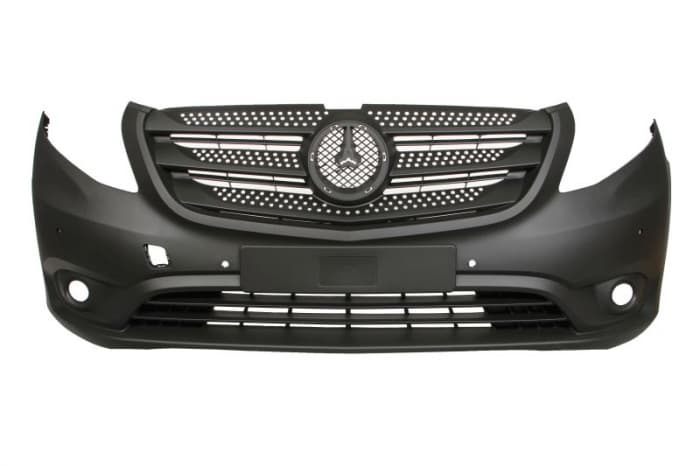 Bara fata cu locas proiectoare ceata, numar locas senzori parcare 4, grunduit, MERCEDES VITO Clasa V W447 dupa 2014