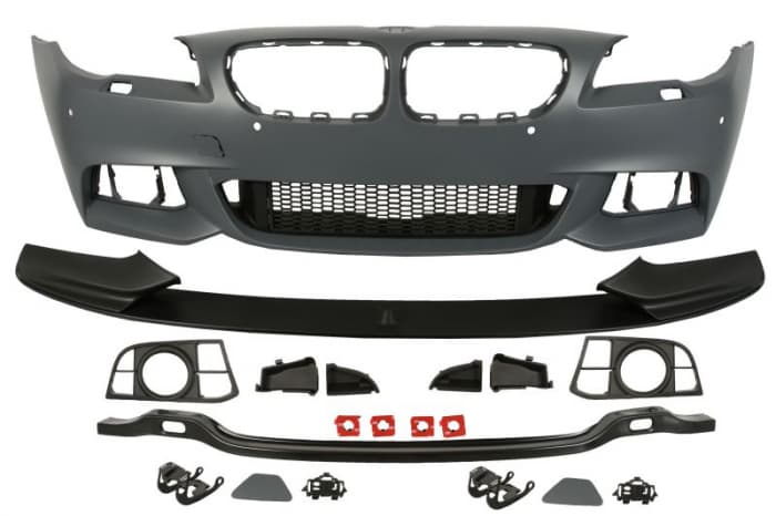 Bara fata model pachet M cu grile, cu locas proiector cu locas spalator de faruri, cu locas senzori parcare, grunduit potrivit BMW Seria 5 F10