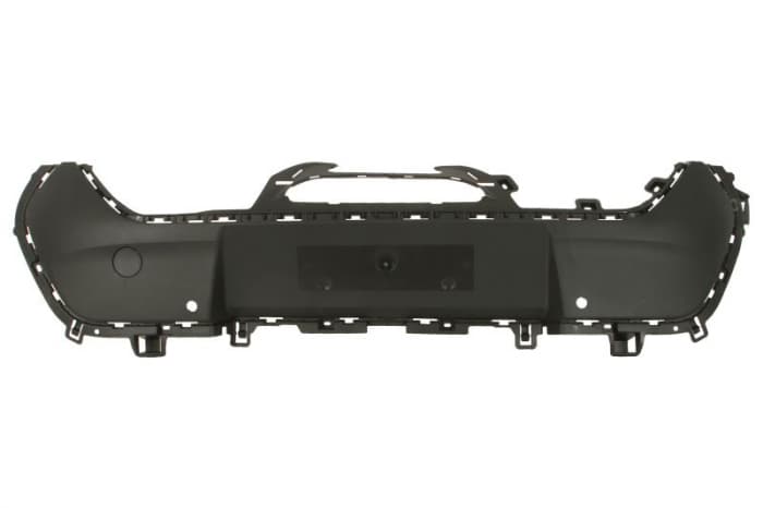 Bara protectie (inferior spate, numar orificii senzori parcare: 2, negru, certificat CZ) potrivit PEUGEOT 208 01.19-